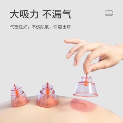 左点（Zdeer）智能电动走罐器刮推吸痧仪器吸痧仪器面部全身砭石拔罐热敷吸痧走罐按摩器吸痧经络刷 B3专用 真空活力罐 气罐*5（不含走罐器）