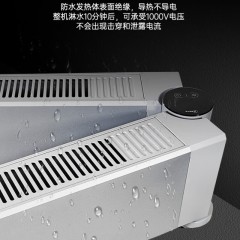 美的（Midea）取暖器石墨烯踢脚线家用移动地暖制热炉落地暖气片速热节能电暖器 NDW-EH【石墨烯 WiFi智能款】