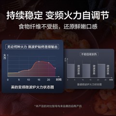 美的（Midea）微波炉双旋钮微波平板高效加热18L家用容量极简操控 PM1A1（线下同款）