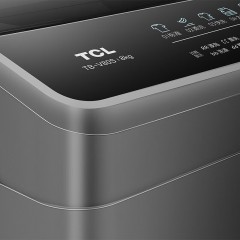 TCL 8公斤 智能控制 内凸式蜂巢水晶内筒 全自动洗衣机TB-V80S 灰色