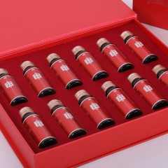 大晟黄精人参饮 礼盒【30ml*12瓶盒】调气血健脾润肺滋补养肾补气