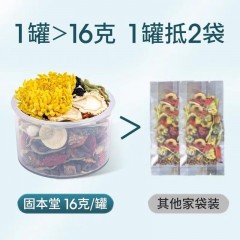 固本堂 24味菊花枸杞决明子茶女士款500克30罐礼盒 金银花甘草葛根茯苓金银花大枣山药人参桑葚金桔花草茶