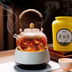 茶人岭 福鼎老白茶五年陈化寿眉散茶75克