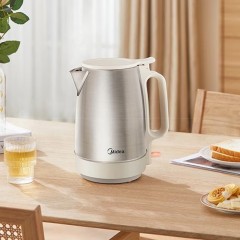 美的（midea）热水壶家用电水壶不锈钢电热水壶大容量电热水壶电热一体烧水壶电茶壶美的电水壶SH17DG01