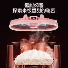 美的（Midea）电饭煲电饭锅底盘加热智能自动4L不粘锅聚能釜定时预约烧汤烧饭煮粥蛋糕美的电饭煲AFB4062R(线下同款)