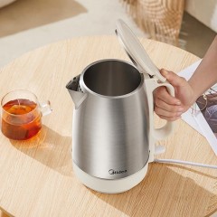 美的（midea）热水壶家用电水壶不锈钢电热水壶大容量电热水壶电热一体烧水壶电茶壶美的电水壶SH17DG01