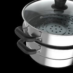 美的（Midea）蒸锅家用304不锈钢26CM 美的蒸锅ZG26Z01