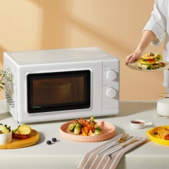 美的（Midea）家用转盘加热 快速解冻 易清洁内胆 旋钮双控微波炉美的微波炉PM2007