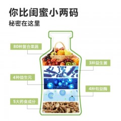 北京同仁堂益畅酵素果味果冻175g（25g*7袋）*2盒 调理肠道清宿便
