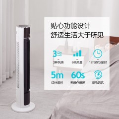 美的（Midea）无叶电风扇塔扇立式遥控全拆洗电风扇 ZAC10CR