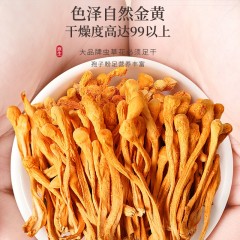 福东海 虫草花50克 蛹虫草北虫草花 菌菇干货炖汤煲汤火锅食材 金虫草花大孢子头