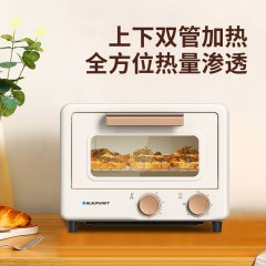 BLAUPUNKT 德国蓝宝 电烤箱 家用多功能迷你烤箱独立控温 旋钮式操作 小烤箱BP-DKX1062- 12L 容量