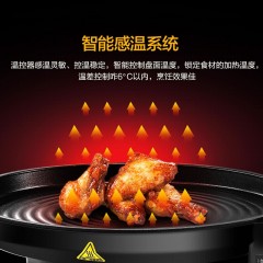 美的（Midea）煎烤机MC-JHN34Q电饼铛家用煎烤机