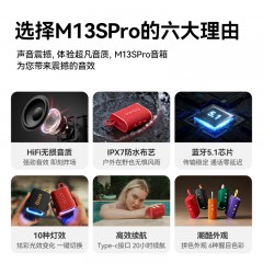 sanag塞那 便携式蓝牙音箱  S-M13SPro 【多款颜色可选】