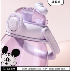 GERM格沵 米奇系列萌萌大肚水杯 纯真款 1000ML 紫色