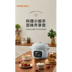 苏泊尔（SUPOR）电压力锅4升煮饭炖肉蒸煮炖煲汤电火锅电饭煲高压料理锅 SY-40YC96 容量 4L