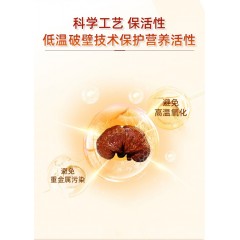 【3瓶特惠装】【哈药】破壁灵芝孢子粉胶囊0.3g/粒*60粒*3瓶 增强免疫力 中老年人常备