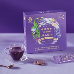 李良济 紫薯魔芋纤维粉山药魔芋粉五谷杂粮粉冲饮饱腹速食营养早代餐粉300g（20g*15条）