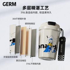 GERM格沵 唐老鸭联名系列菱形咖啡杯 390ml