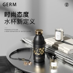 GERM格沵 米奇系列黑金保温杯 430ml