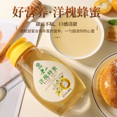 【绿色食品认证】【江苏老字号】老山 绿色洋槐蜂蜜400g（便携小装）  多种营养成分 严选蜜源 品质好蜜 挤压瓶口 办公室必备