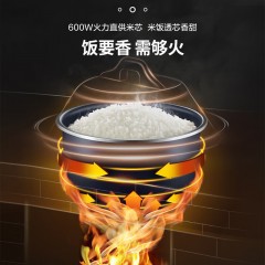 苏泊尔（SUPOR）电饭煲家用小型电饭锅煲不粘内胆触控面板24小时预约多功能 5升 SF50FC71