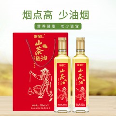 纳福汇山茶油佳节特供礼盒500ml*2  物理压榨食用油山茶籽油