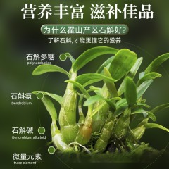 却老斋霍山石斛茎粉3盒组合装