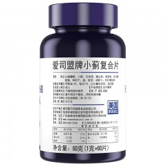 美国原装进口爱司盟小蓟复合片（压片糖果）1300mg*60粒